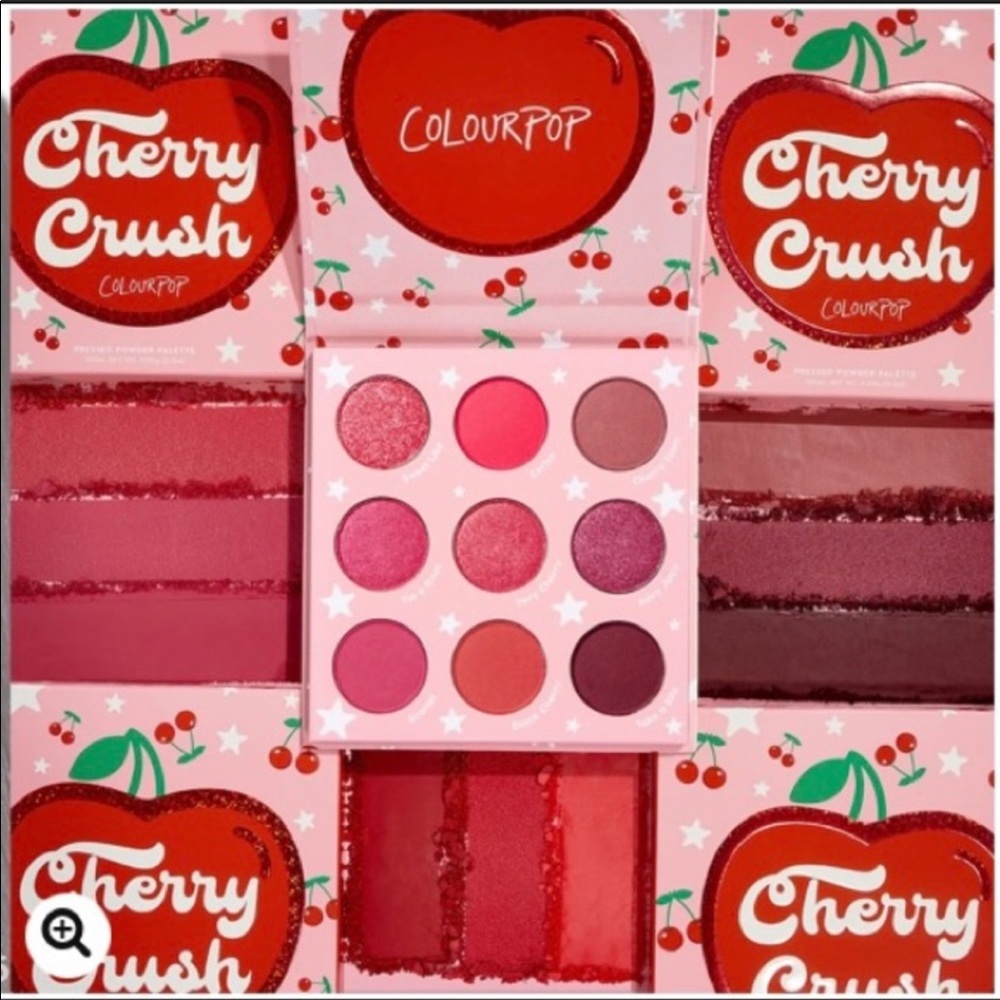 ColourPop CHERRY CRUSH EYESHADOW PALETTE BOUTIQUE VERY LAST ONE AVAILABLE😩 - Picture 3 of 5